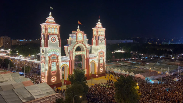 El «Alumbrao» de la Feria de Sevilla